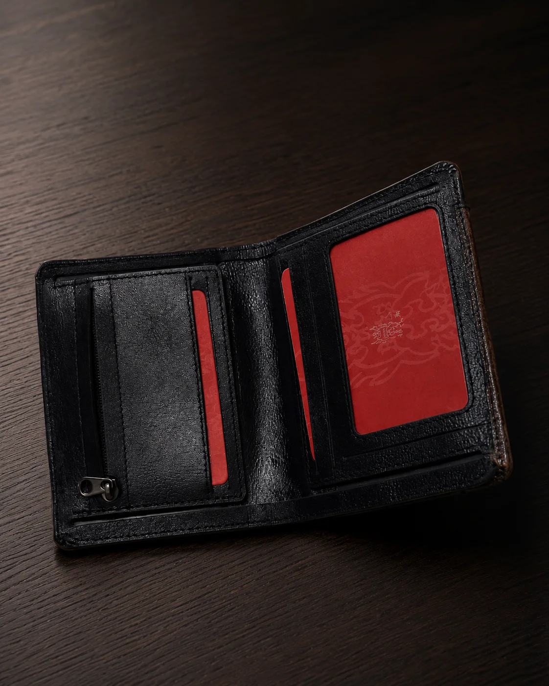 Premium Long Leather Wallet & Motorcycle Document Holder
