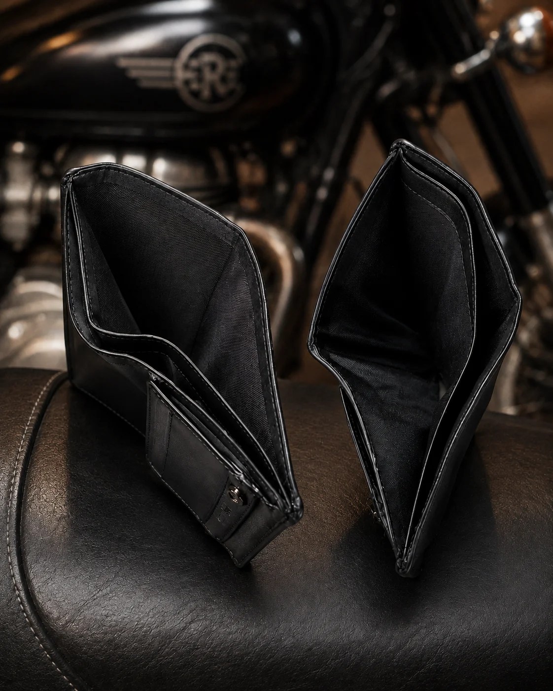 Premium Motorcycle Document Holder  Leather Wallet